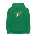 Meticulous Magpie Character Comfort Kids Hoodie - kelly green