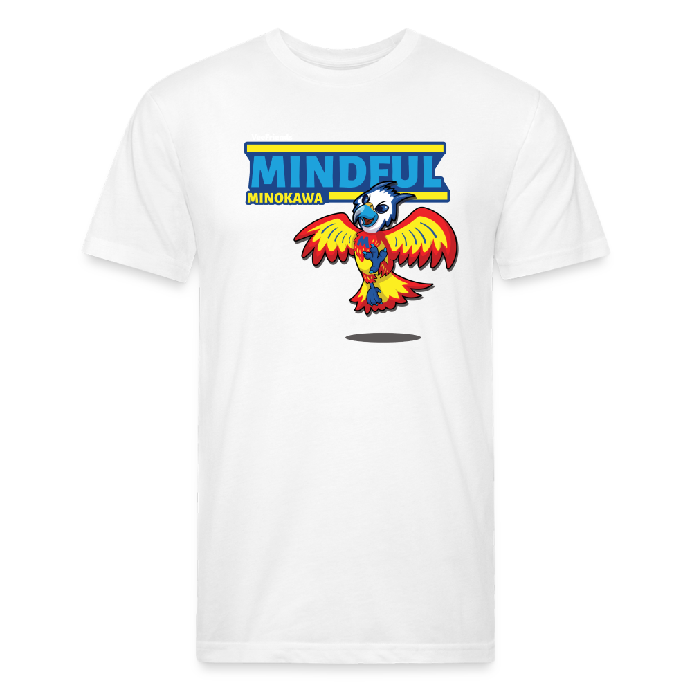 Mindful Minokawa Character Comfort Adult Tee - white