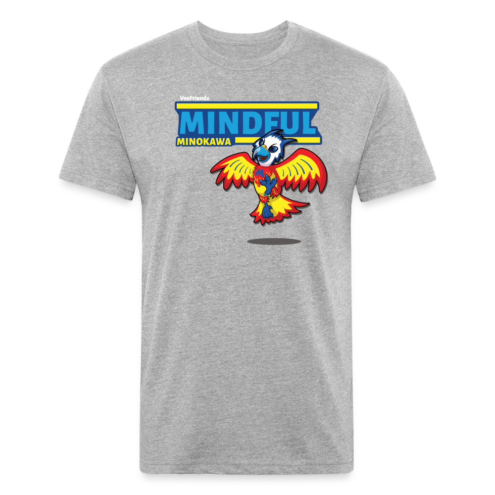 Mindful Minokawa Character Comfort Adult Tee - heather gray