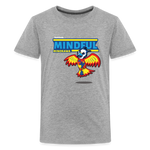 Mindful Minokawa Character Comfort Kids Tee - heather gray