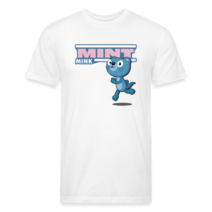 Mint Mink Character Comfort Adult Tee - white