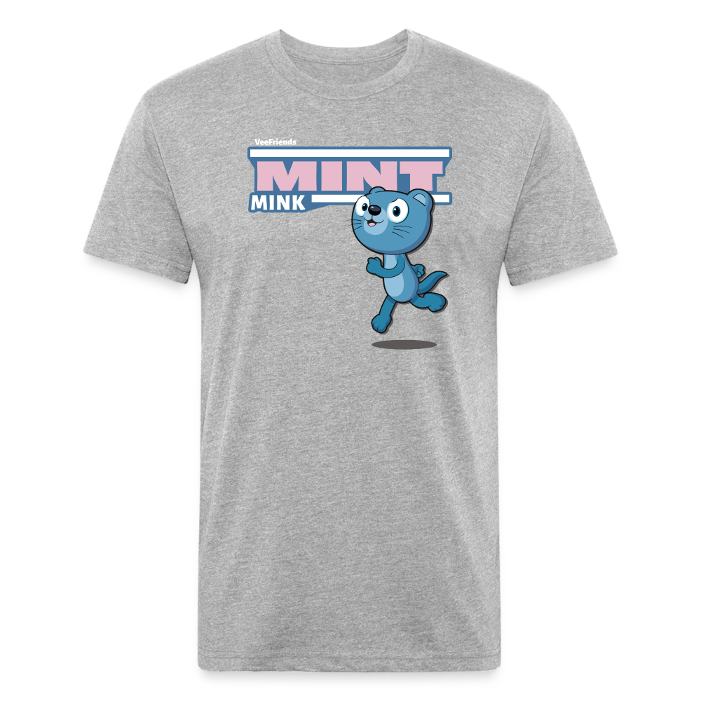 
            
                Load image into Gallery viewer, Mint Mink Character Comfort Adult Tee - heather gray
            
        