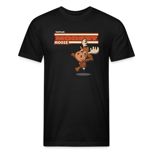 Modest Moose Character Comfort Adult Tee - black