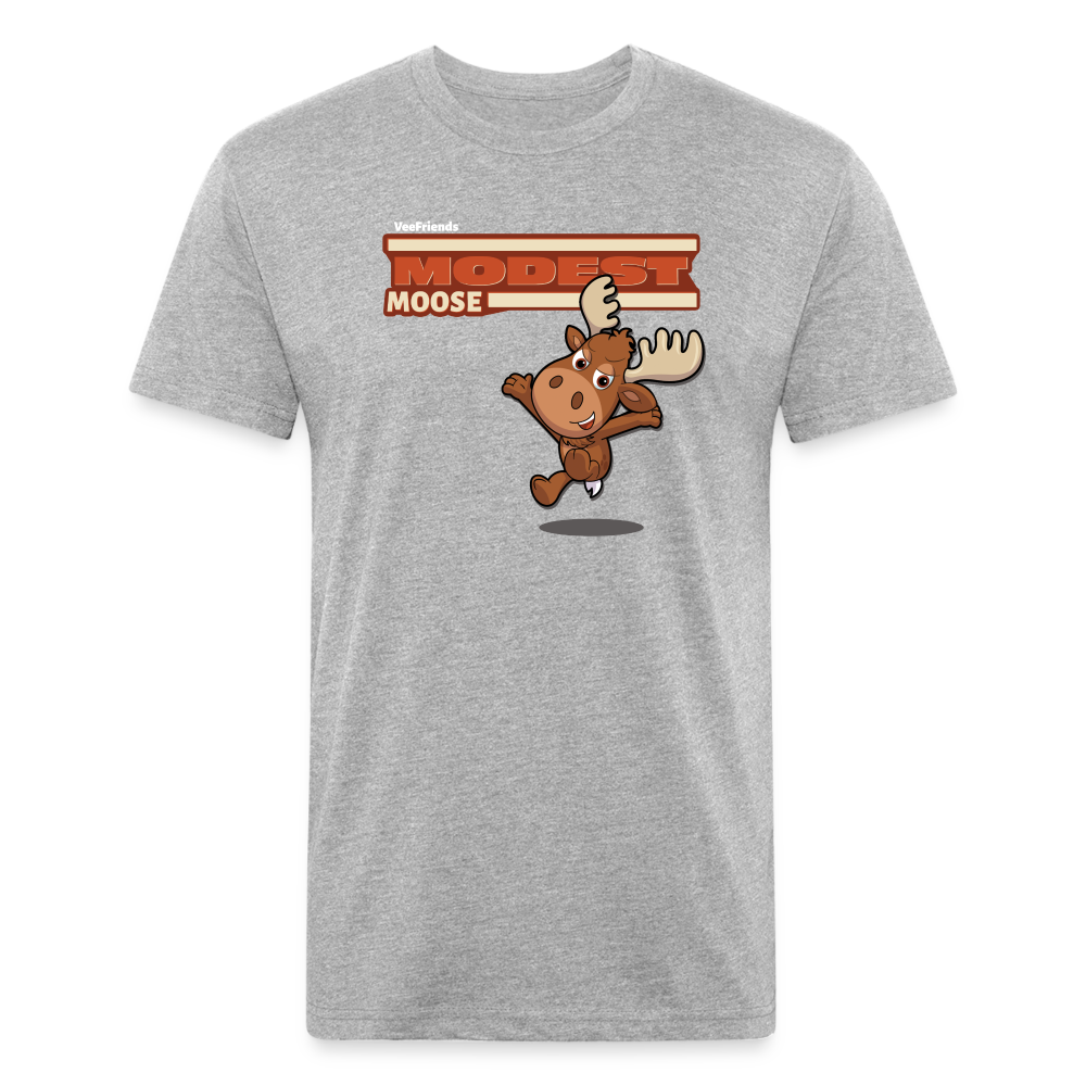 Modest Moose Character Comfort Adult Tee - heather gray