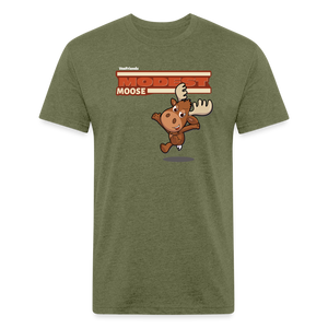 Modest Moose Character Comfort Adult Tee - heather military green