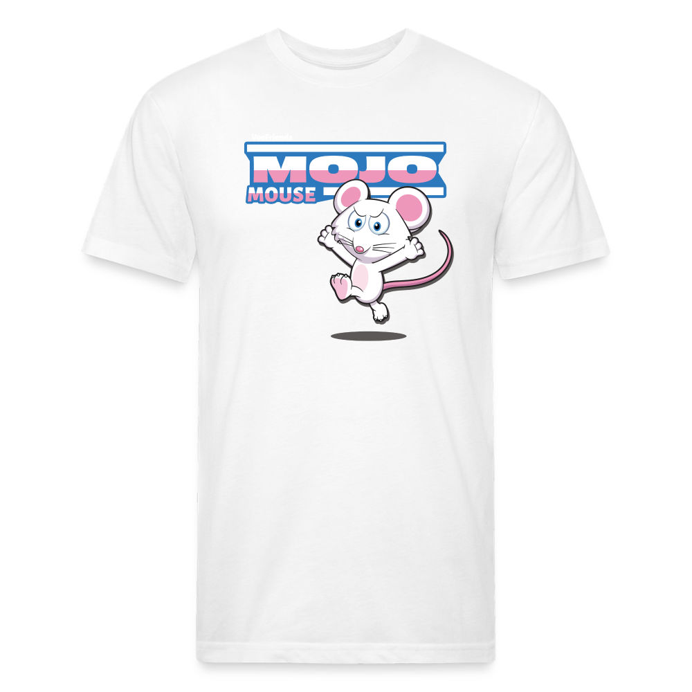 Mojo Mouse Character Comfort Adult Tee - white