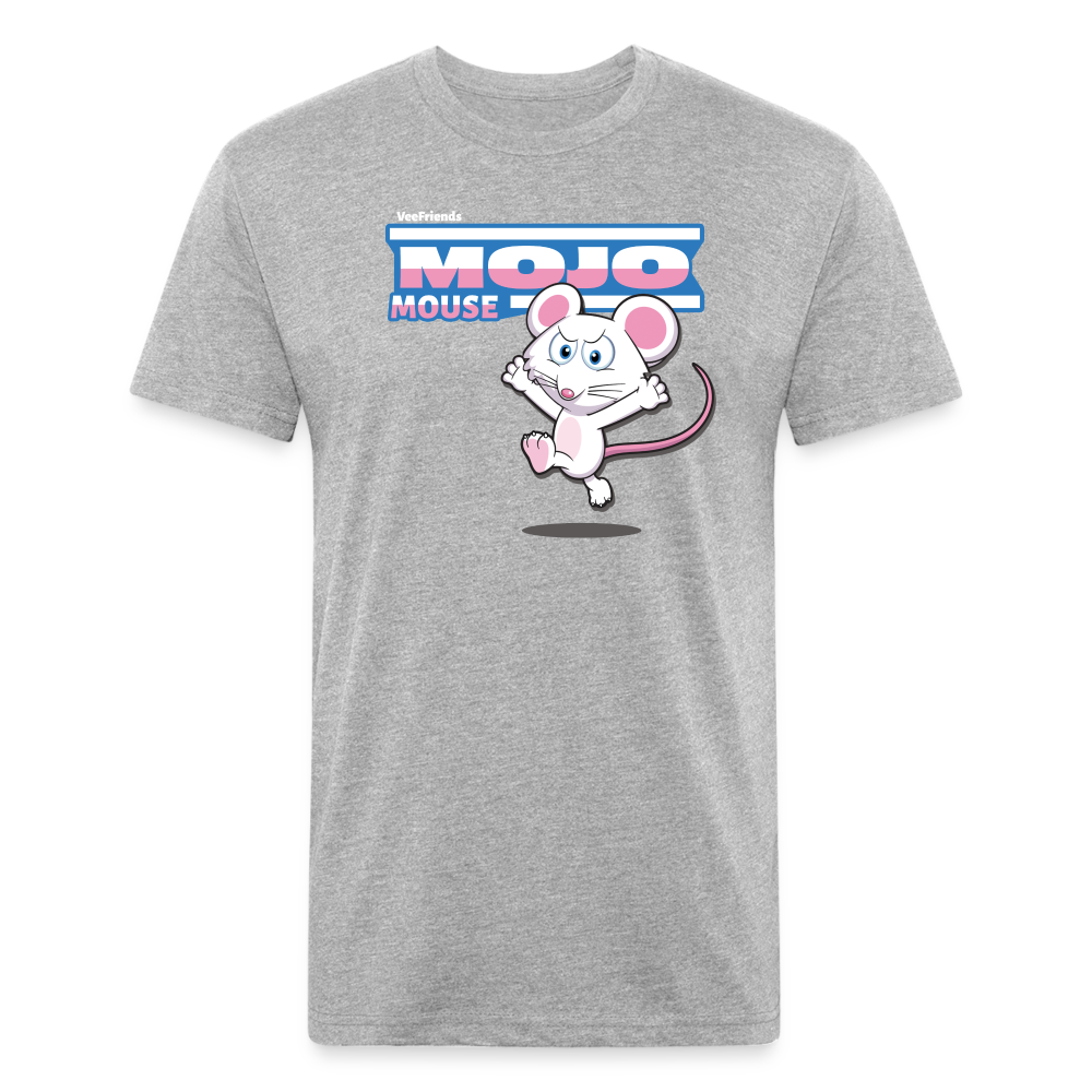 Mojo Mouse Character Comfort Adult Tee - heather gray