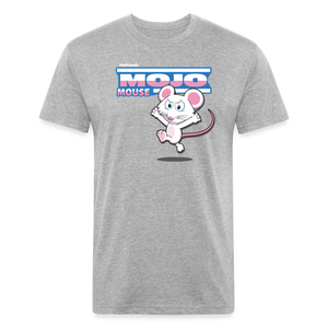 Mojo Mouse Character Comfort Adult Tee - heather gray