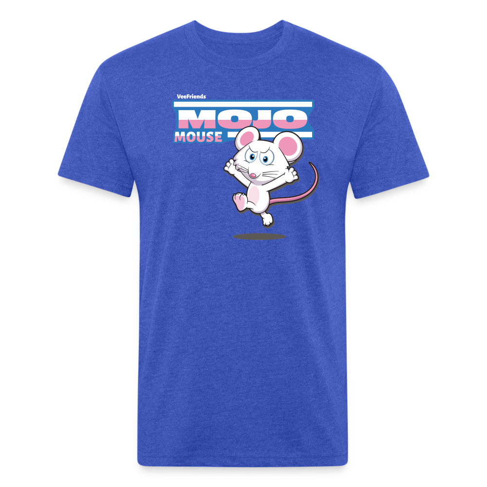 Mojo Mouse Character Comfort Adult Tee - heather royal