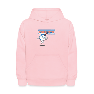 Nifty Narwhal Character Comfort Kids Hoodie - pink