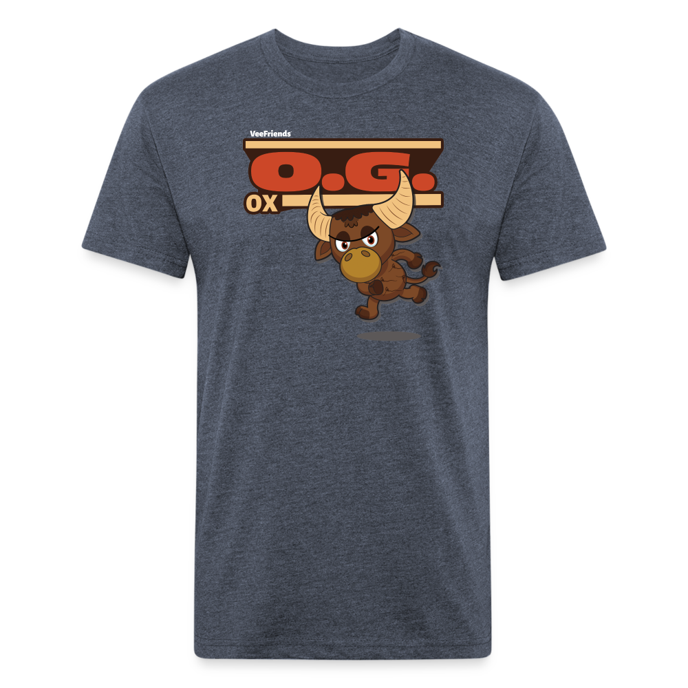 O.G. Ox Character Comfort Adult Tee - heather navy