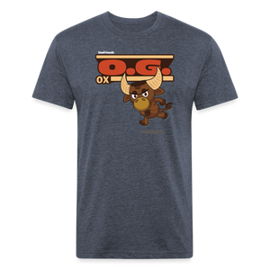 
            
                Load image into Gallery viewer, O.G. Ox Character Comfort Adult Tee - heather navy
            
        