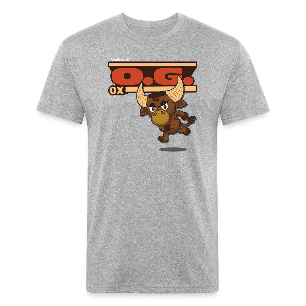 O.G. Ox Character Comfort Adult Tee - heather gray