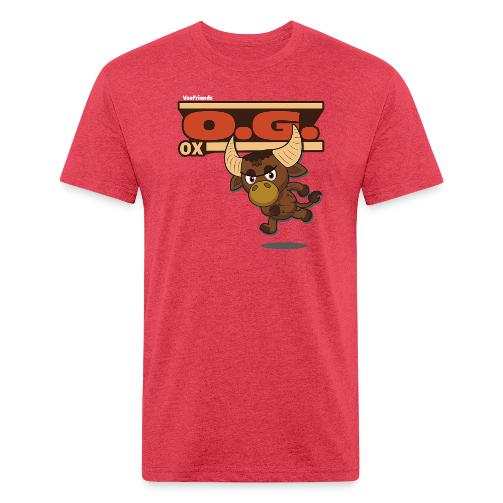 O.G. Ox Character Comfort Adult Tee - heather red