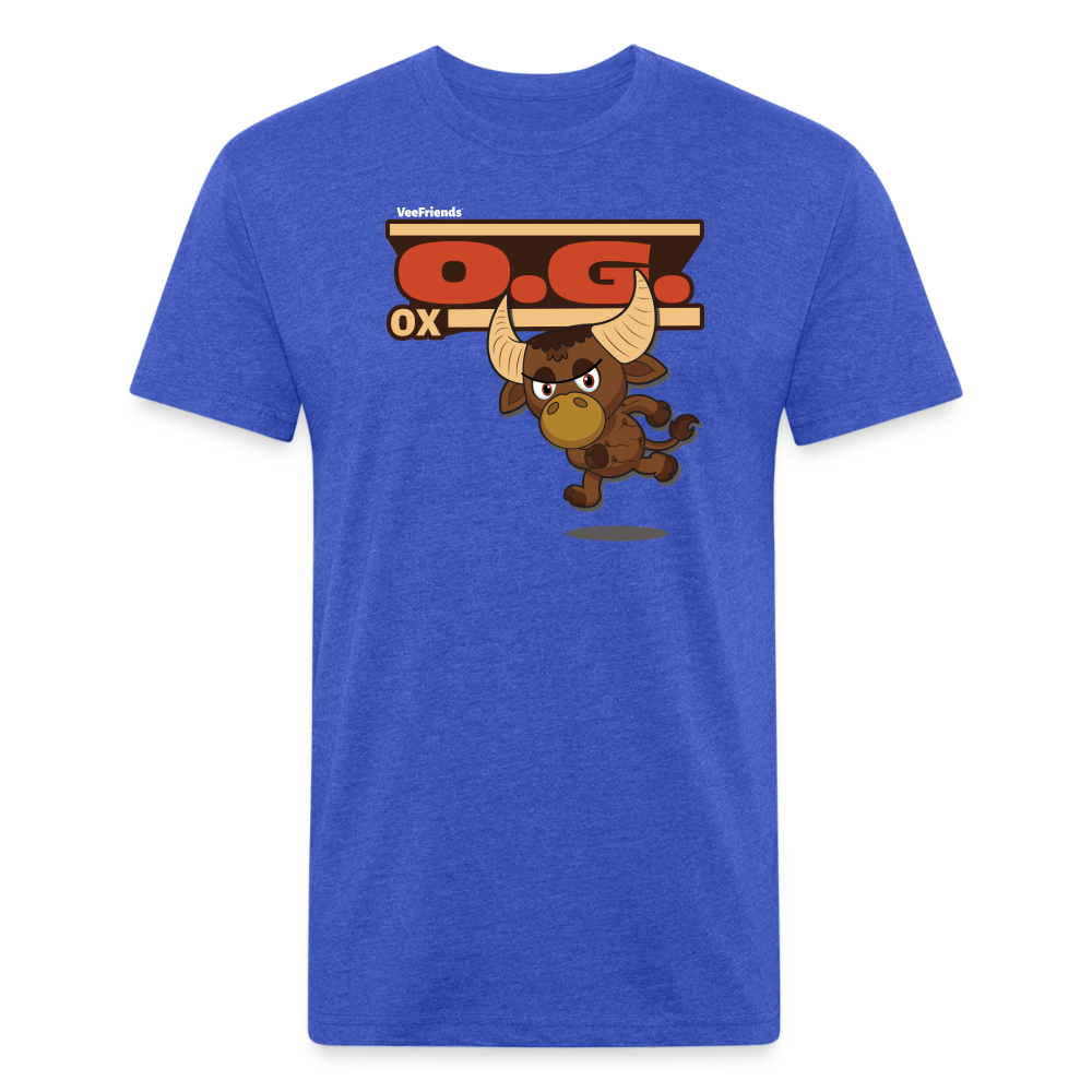 O.G. Ox Character Comfort Adult Tee - heather royal