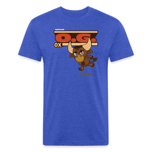
            
                Load image into Gallery viewer, O.G. Ox Character Comfort Adult Tee - heather royal
            
        