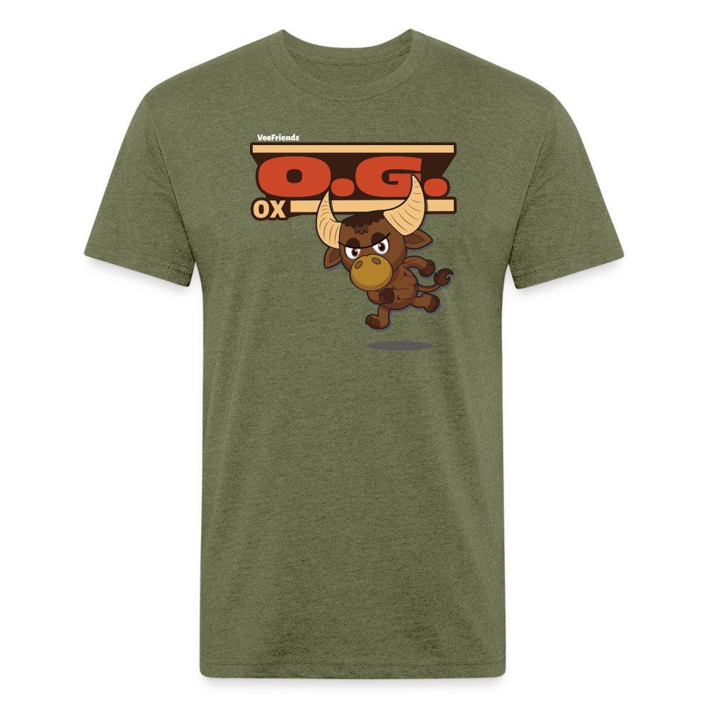 O.G. Ox Character Comfort Adult Tee - heather military green