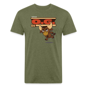 O.G. Ox Character Comfort Adult Tee - heather military green