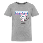 Mojo Mouse Character Comfort Kids Tee - heather gray