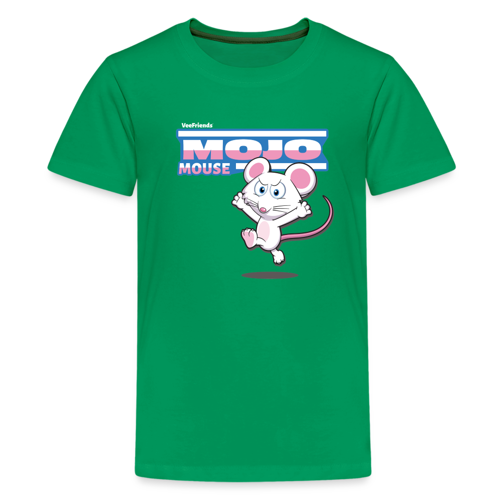 
            
                Load image into Gallery viewer, Mojo Mouse Character Comfort Kids Tee - kelly green
            
        