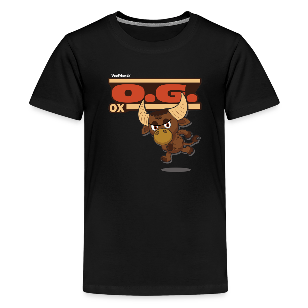 O.G. Ox Character Comfort Kids Tee - black