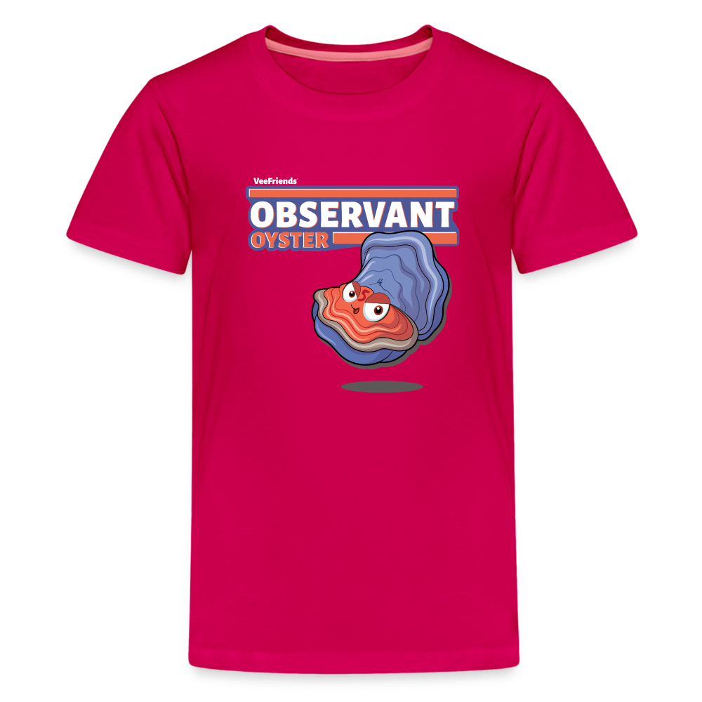 
            
                Load image into Gallery viewer, Observant Oyster Character Comfort Kids Tee - dark pink
            
        