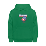 Observant Oyster Character Comfort Kids Hoodie - kelly green