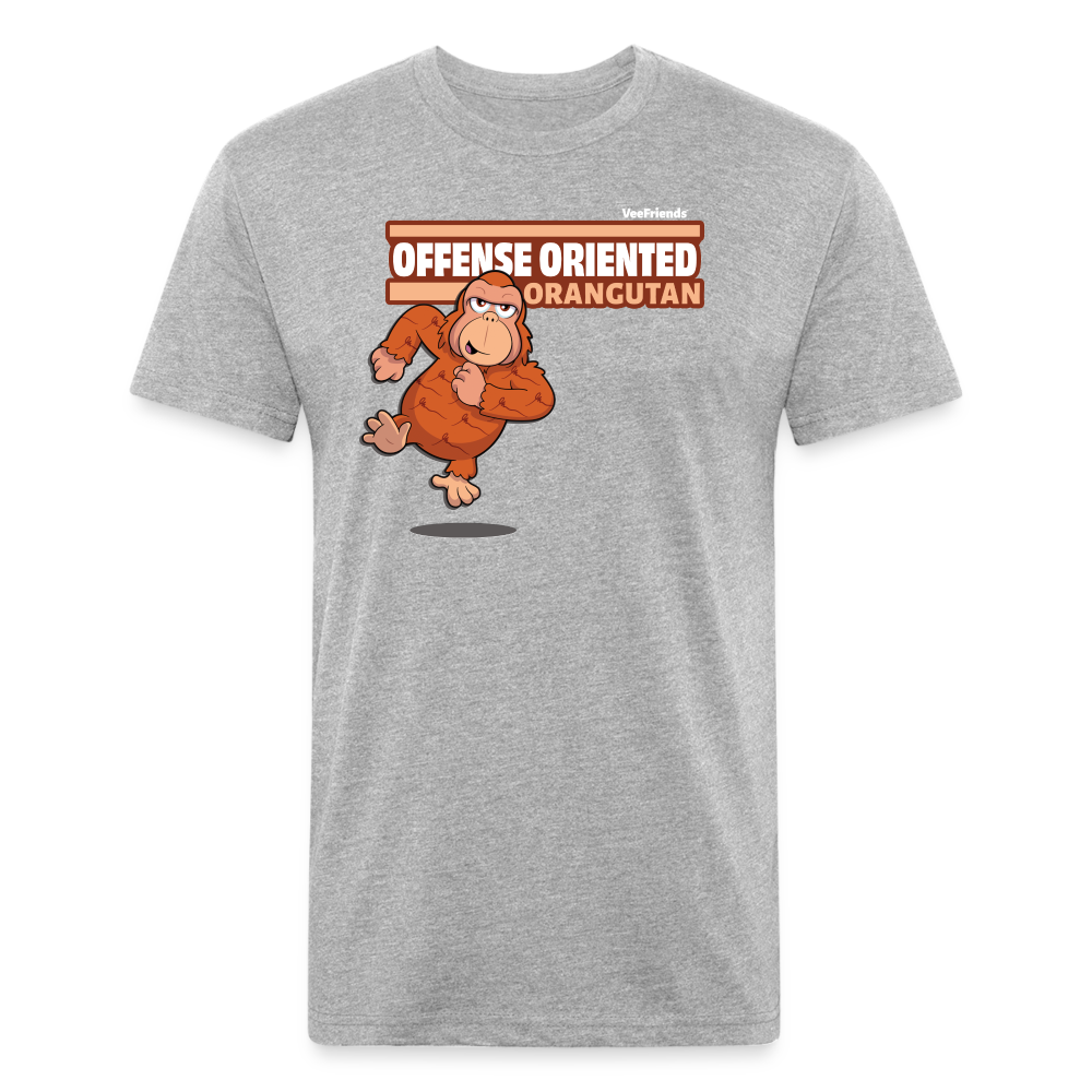 Offense Oriented Orangutan Character Comfort Adult Tee - heather gray