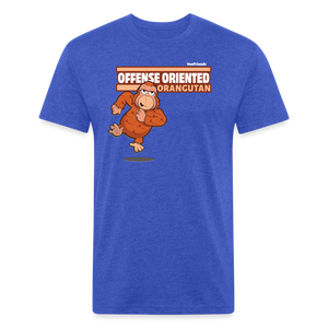 
            
                Load image into Gallery viewer, Offense Oriented Orangutan Character Comfort Adult Tee - heather royal
            
        