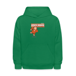 Offense Oriented Orangutan Character Comfort Kids Hoodie - kelly green