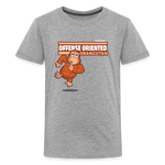 Offense Oriented Orangutan Character Comfort Kids Tee - heather gray