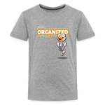 Organized Ostrich Character Comfort Kids Tee - heather gray