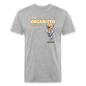 Organized Ostrich Character Comfort Adult Tee - heather gray
