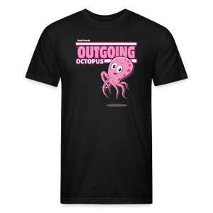 
            
                Load image into Gallery viewer, Outgoing Octopus Character Comfort Adult Tee - black
            
        