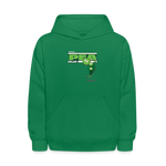 Pea Salad Character Comfort Kids Hoodie - kelly green