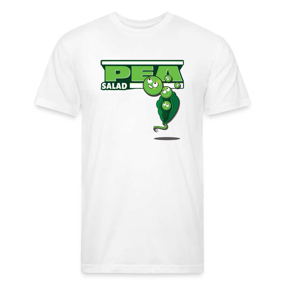 Pea Salad Character Comfort Adult Tee - white