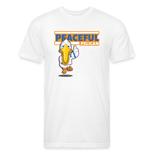 
            
                Load image into Gallery viewer, Peaceful Pelican Character Comfort Adult Tee - white
            
        