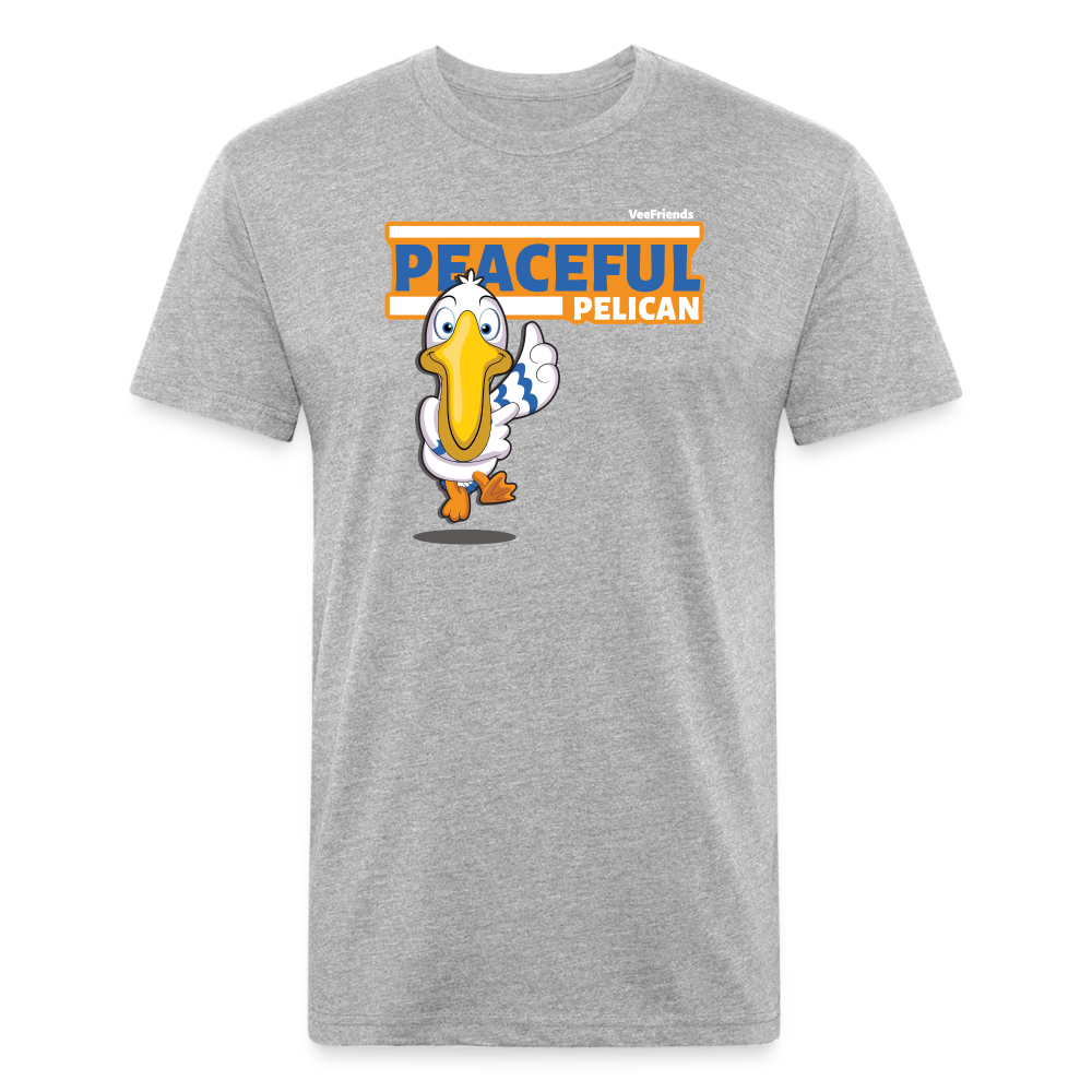 
            
                Load image into Gallery viewer, Peaceful Pelican Character Comfort Adult Tee - heather gray
            
        