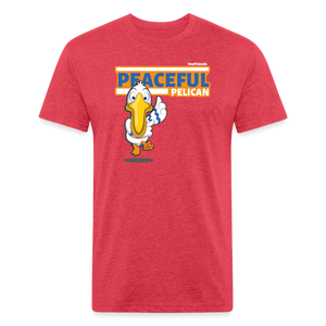 
            
                Load image into Gallery viewer, Peaceful Pelican Character Comfort Adult Tee - heather red
            
        