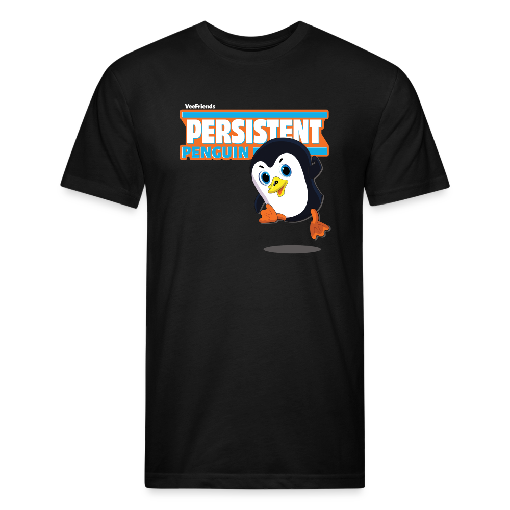 Persistent Penguin Character Comfort Adult Tee - black