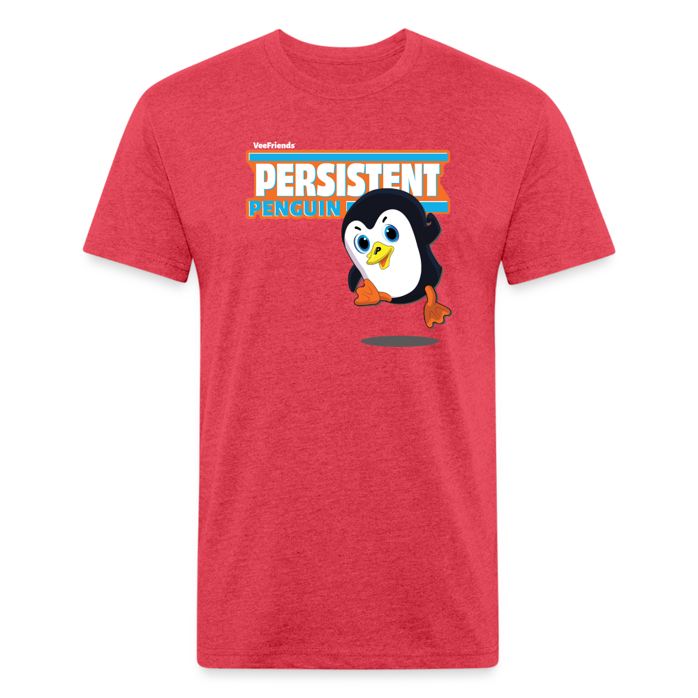
            
                Load image into Gallery viewer, Persistent Penguin Character Comfort Adult Tee - heather red
            
        