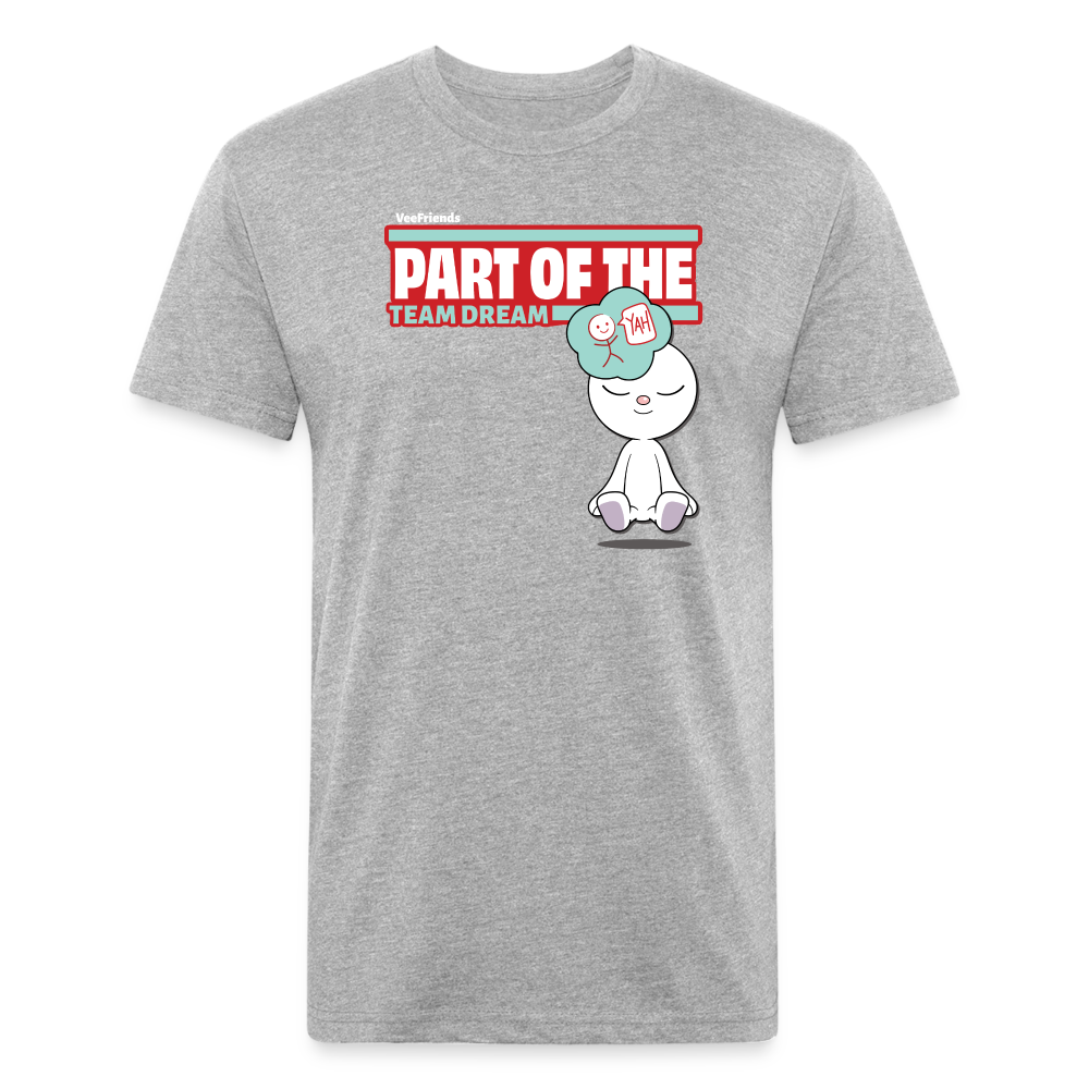 Part Of The Team Dream Character Comfort Adult Tee - heather gray