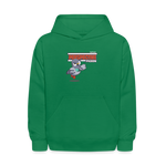 Perspective Pigeon Character Comfort Kids Hoodie - kelly green