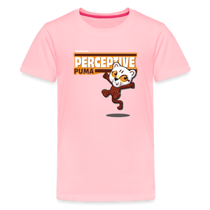 Perceptive Puma Character Comfort Kids Tee - pink