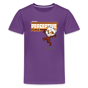 Perceptive Puma Character Comfort Kids Tee - purple