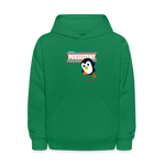 Persistent Penguin Character Comfort Kids Hoodie - kelly green