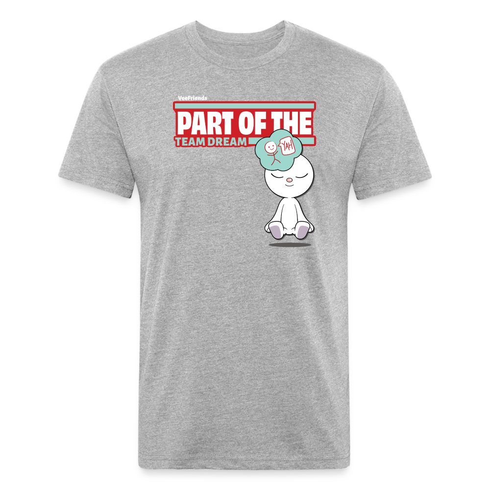 Part Of The Team Dream Character Comfort Adult Tee (Holder Claim) - heather gray
