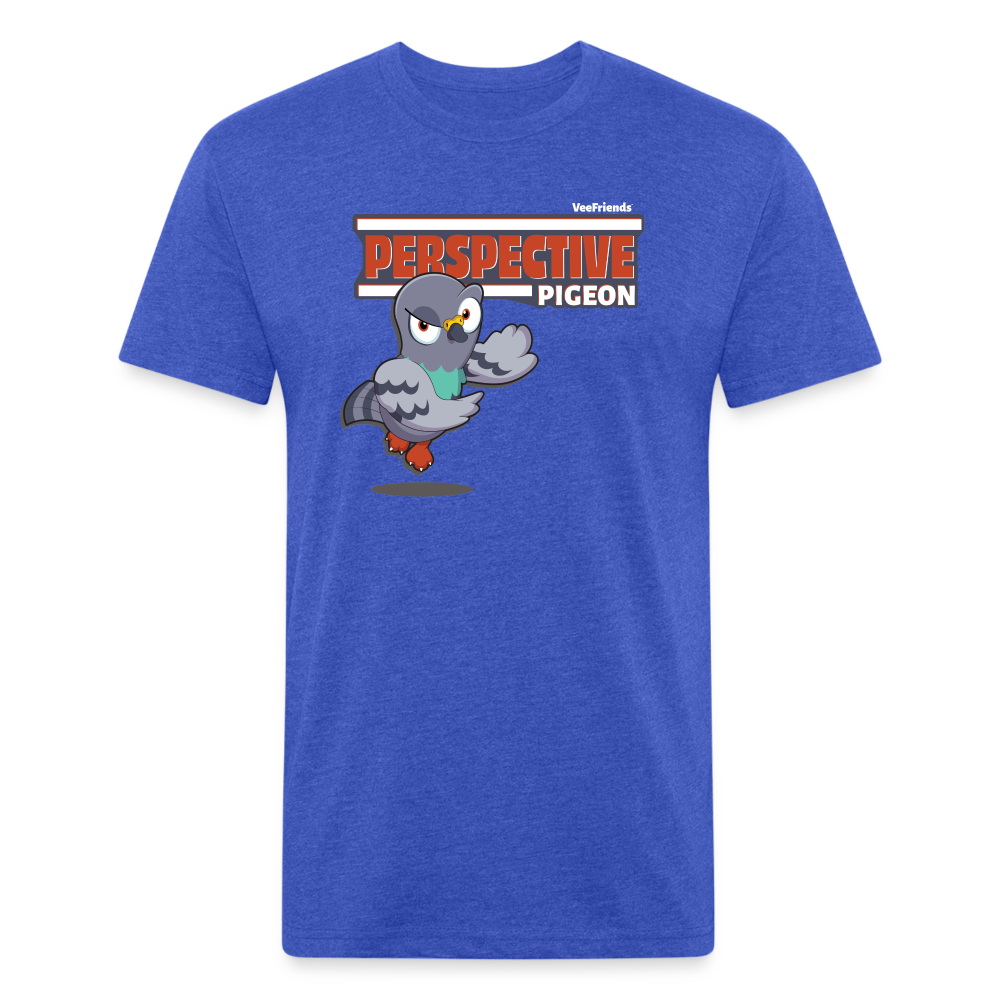 
            
                Load image into Gallery viewer, Perspective Pigeon Character Comfort Adult Tee - heather royal
            
        