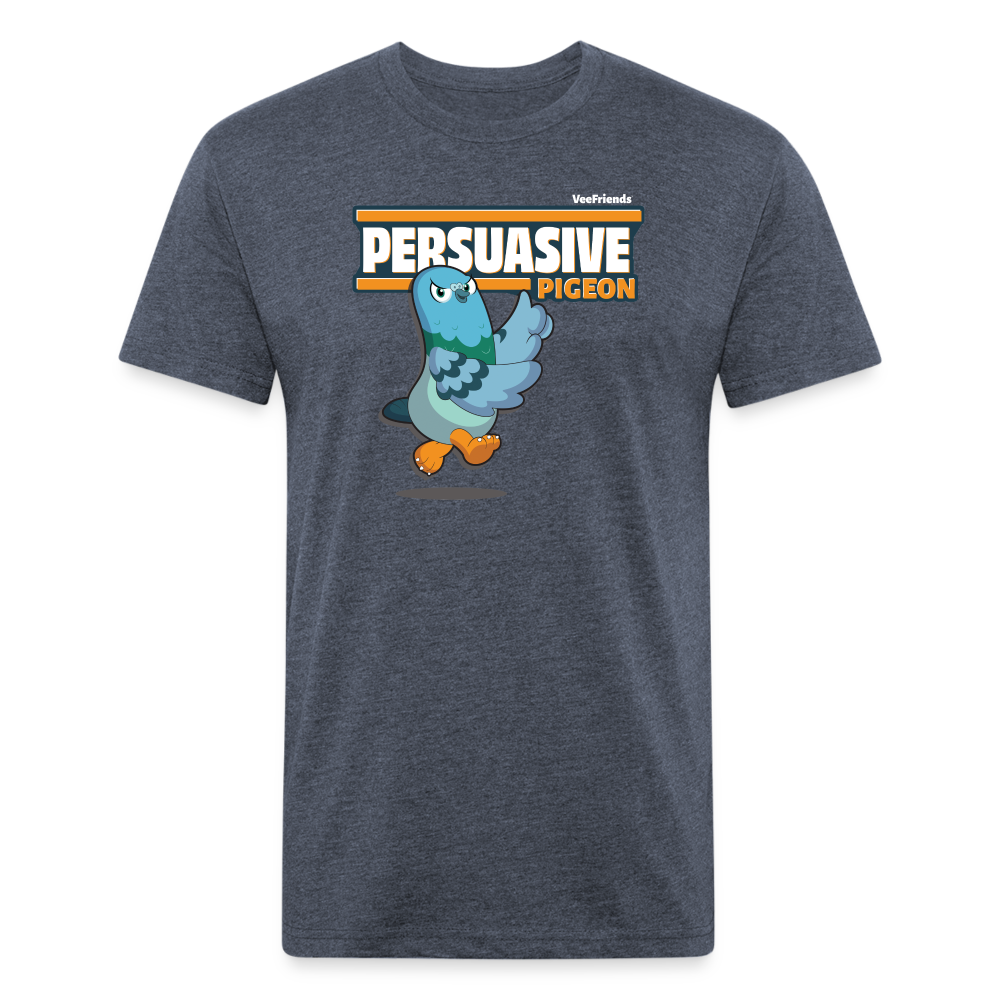 Persuasive Pigeon Character Comfort Adult Tee - heather navy