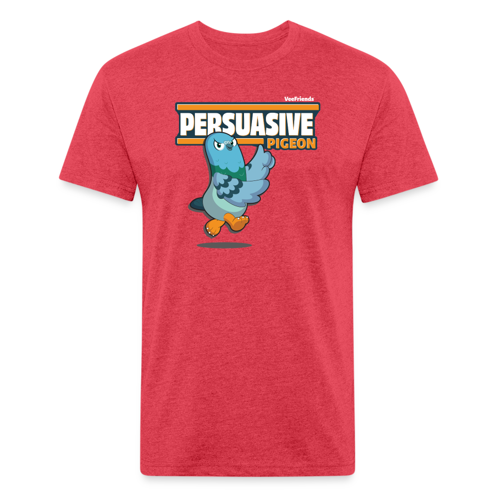 Persuasive Pigeon Character Comfort Adult Tee - heather red